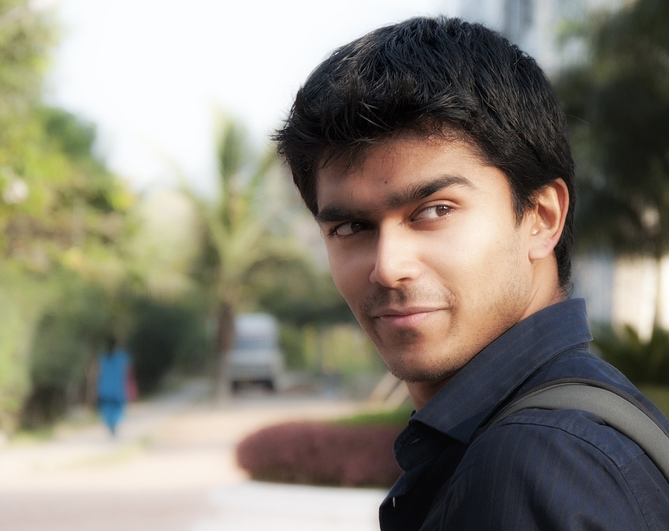 Young male portrait photo