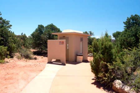 Campground toilet