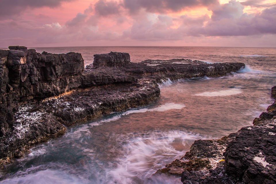Cliffs waves nature