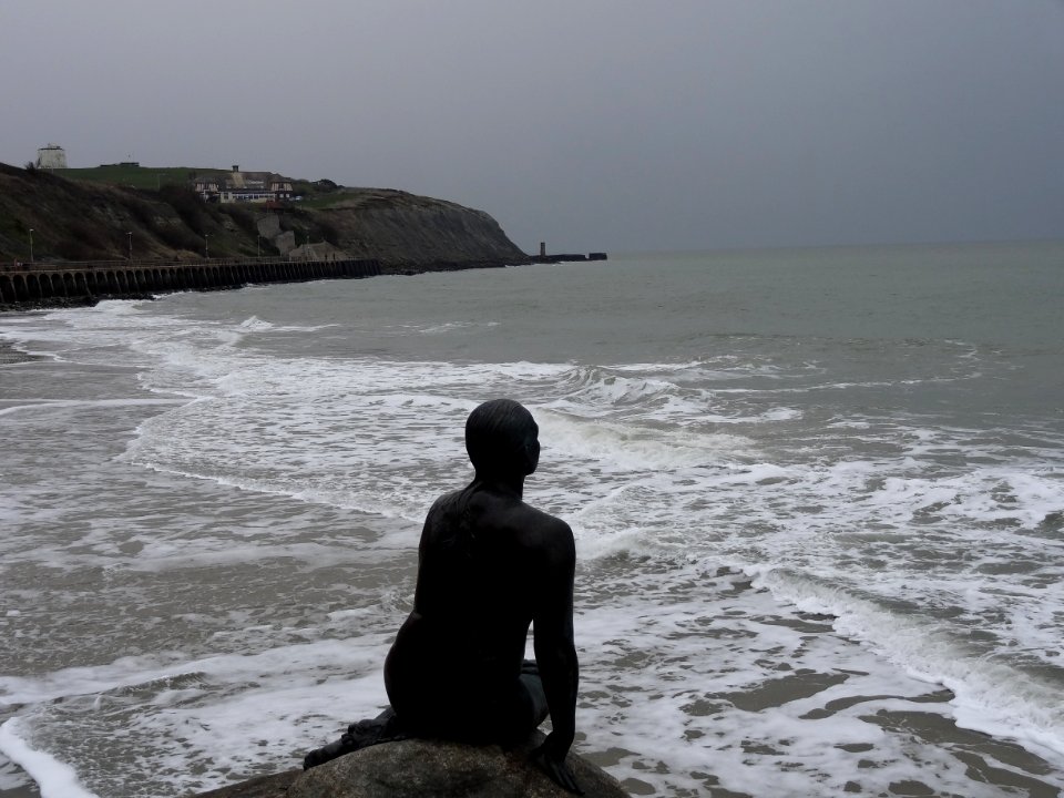 Mermaid at Sunny Sands Beach Folkestone
