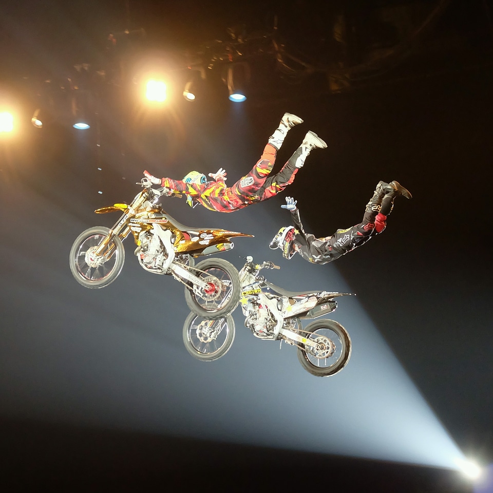 Motorcycle race extreme
