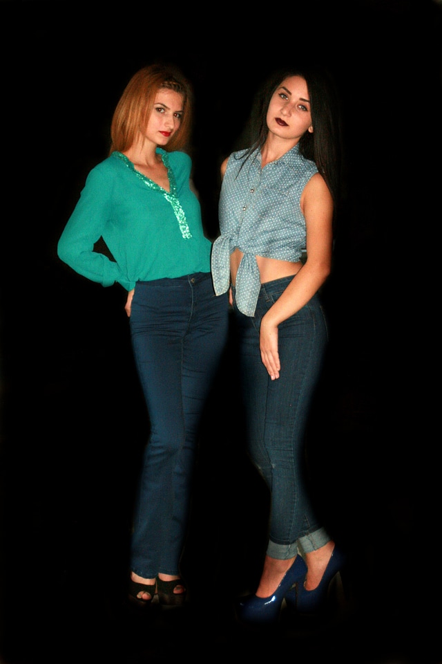 Beauty jeans girl