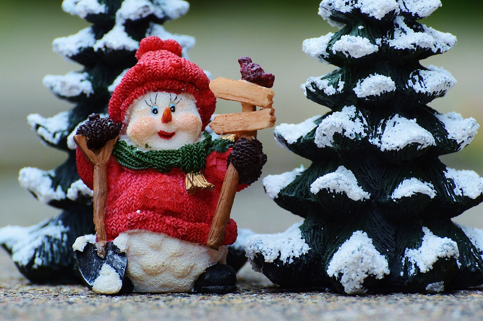 Snow snowmen wintry