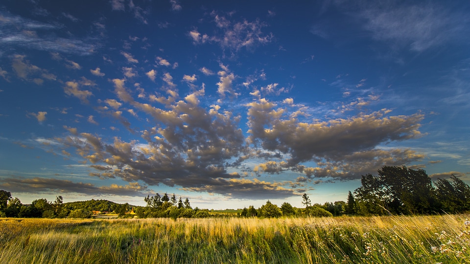 Clouds blue nature photo