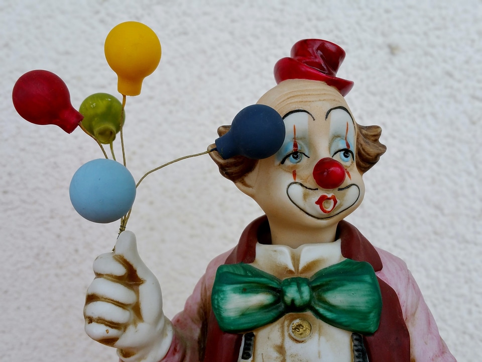 Colorful funny balloons