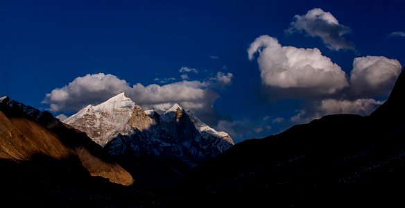 Light Show on Bhagirathi Peaks - 2