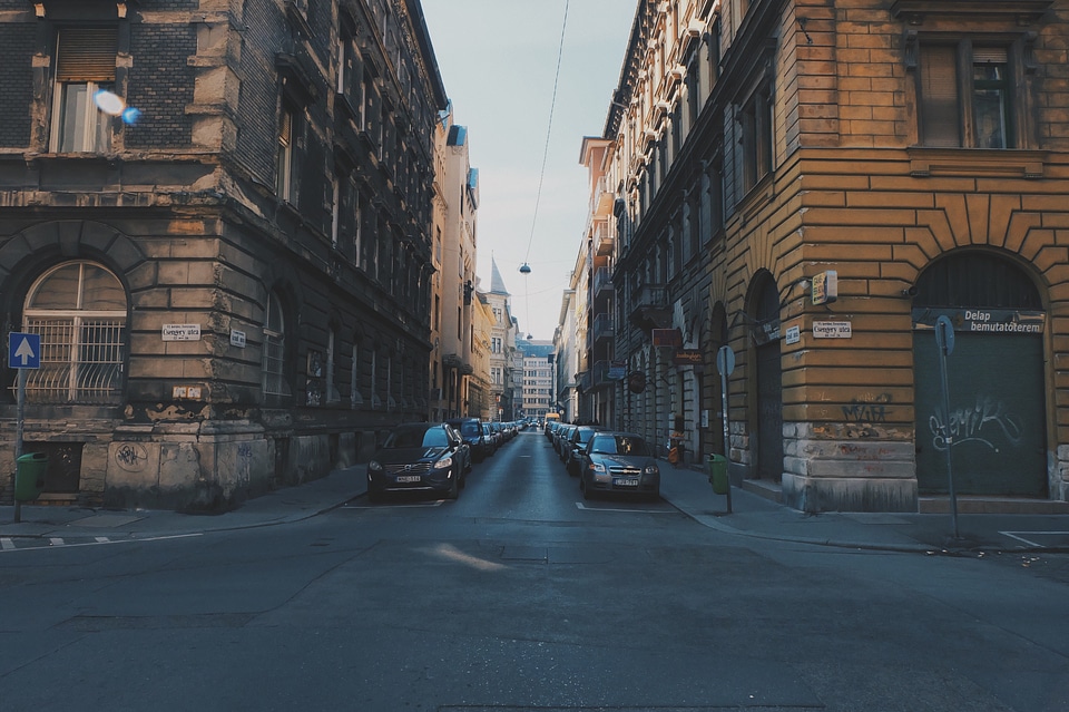 Cars buildings city