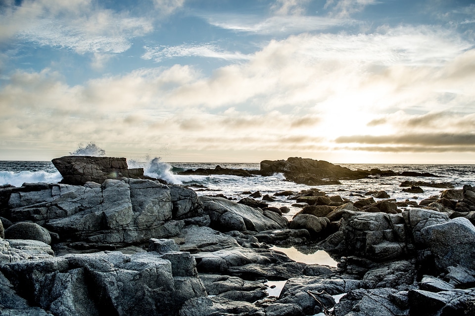Rocks wild water