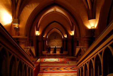 Entrance to the Crypt - St Marys Cathedral Sydney NSW photo