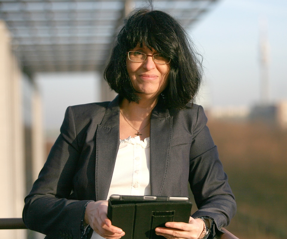Portrait ipad company founder