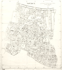 Street plan of the Agora area prior to demolition