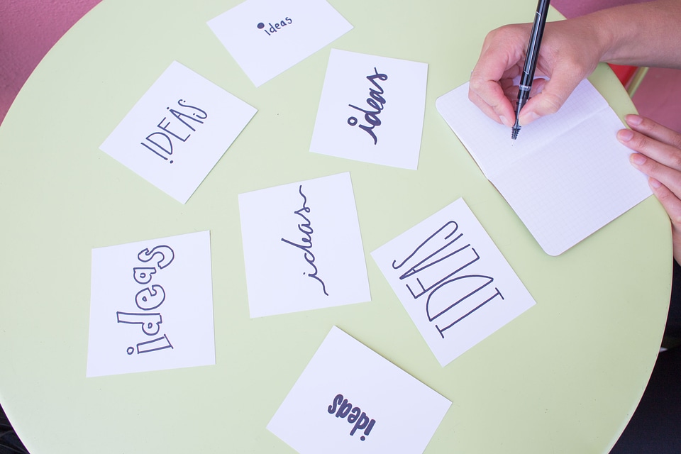 Pen brainstorming business