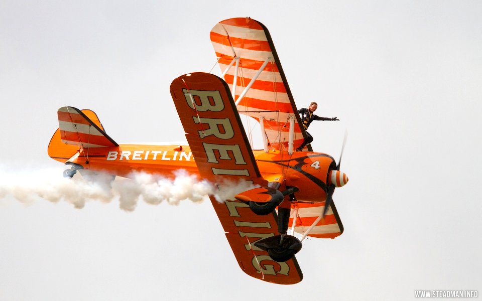 Farnborough Airshow - Breitling Wing Walkers