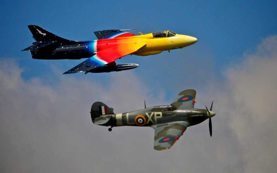 Hawker Hurricane & Hawker Hunter
