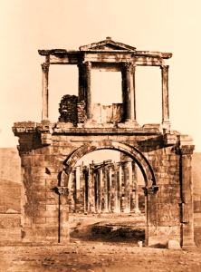 Hadrian's Arch ca. 1855