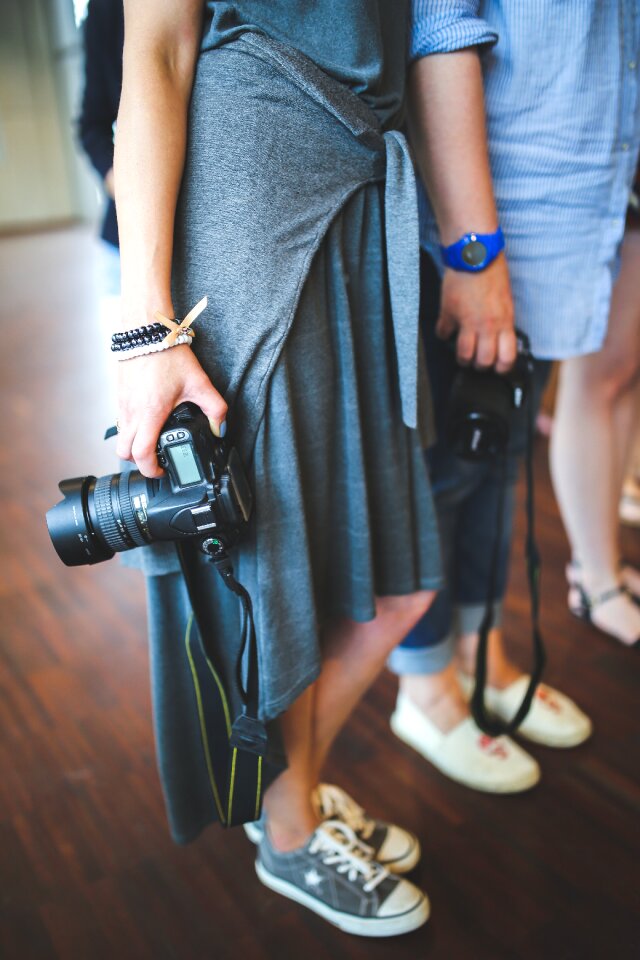 Dslr hand photography