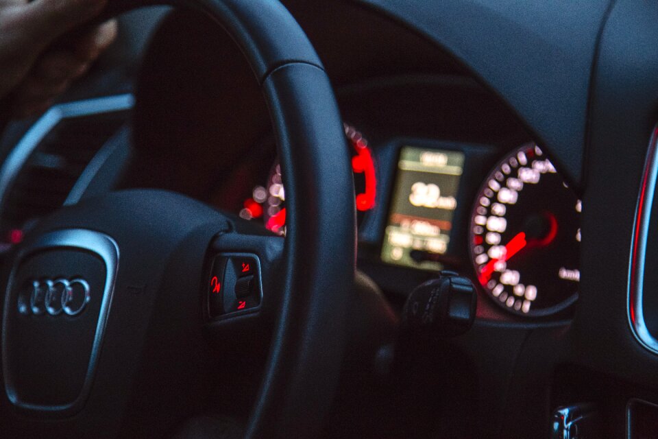 Dashboard interior automobile