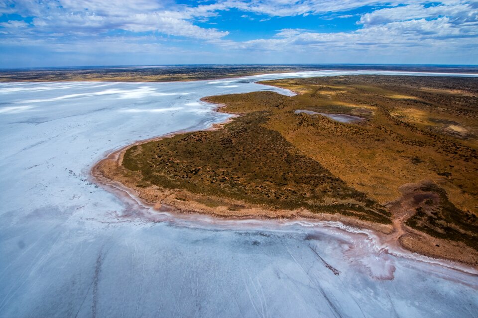 Aerial landscape nature