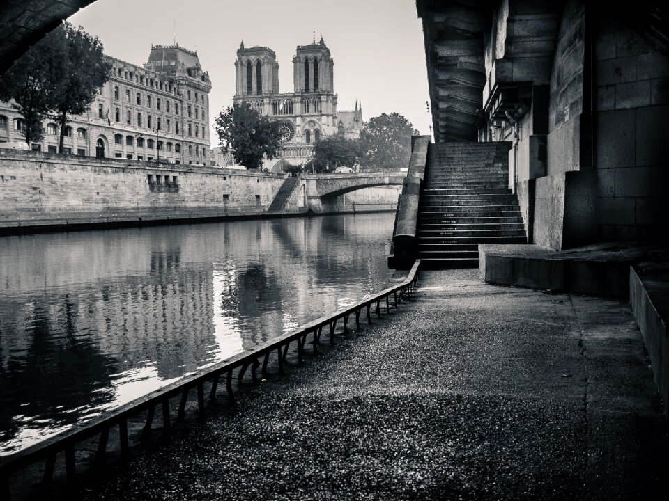 City architecture steps