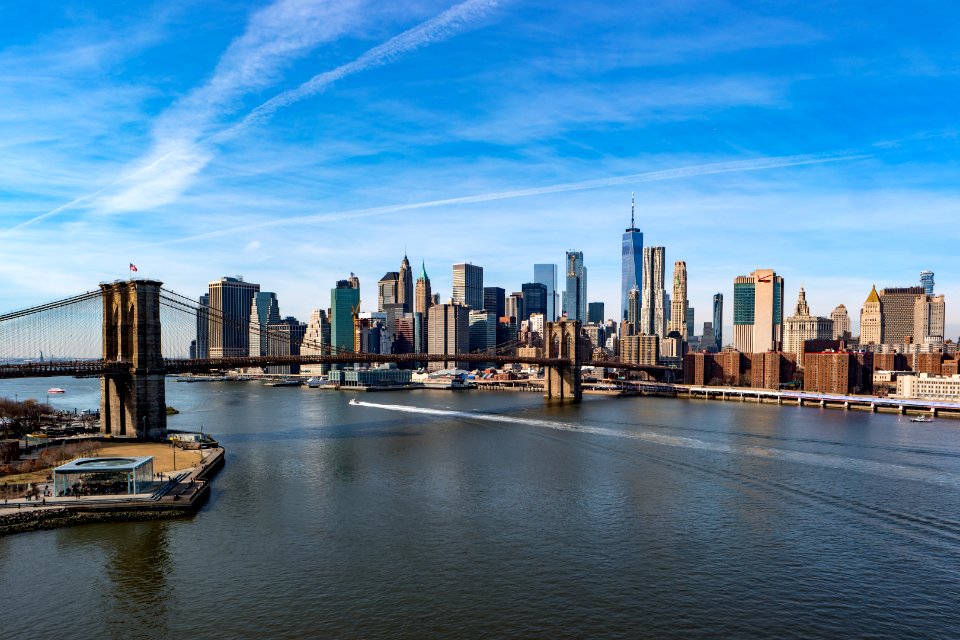 Brooklyn Bridge and Lower Manhattan