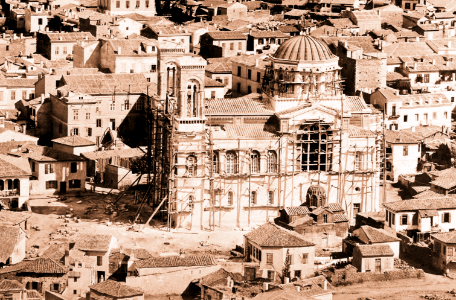 Metropolitan Cathedral under construction (1859) photo