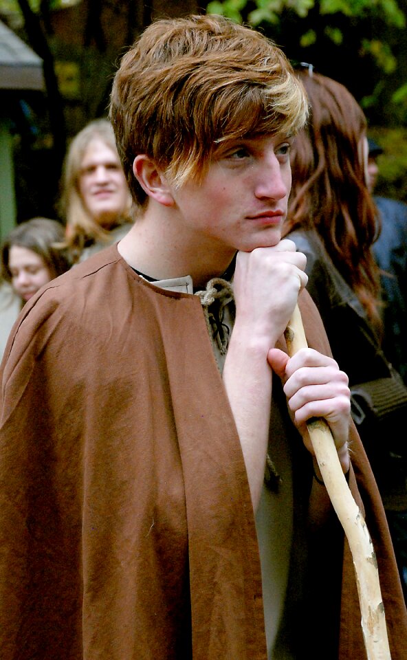 Cloak redhead staff