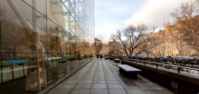 Outside the Hayden Planetarium