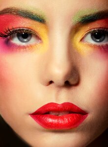 Eye shadow beauty bright