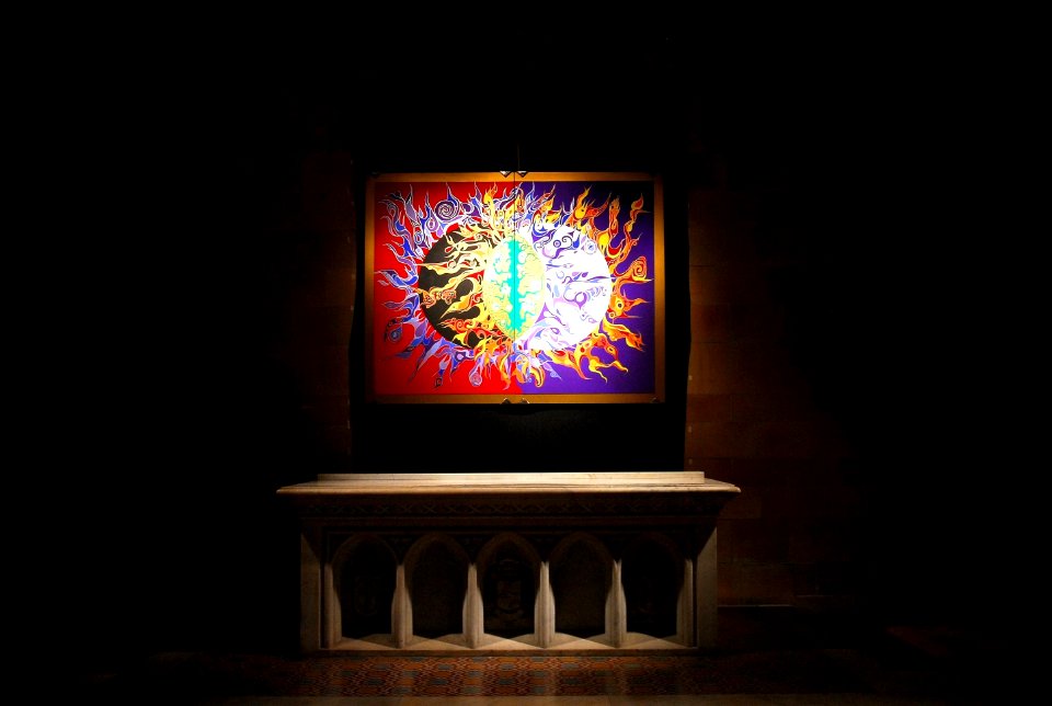 St Marys Cathedral Crypt - Polding sarcophagus - Sydney NSW
