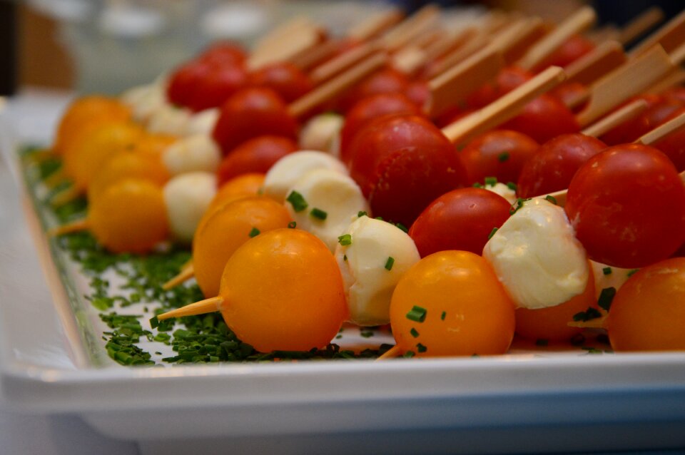 Mozzarella chunks tomato mozzarella