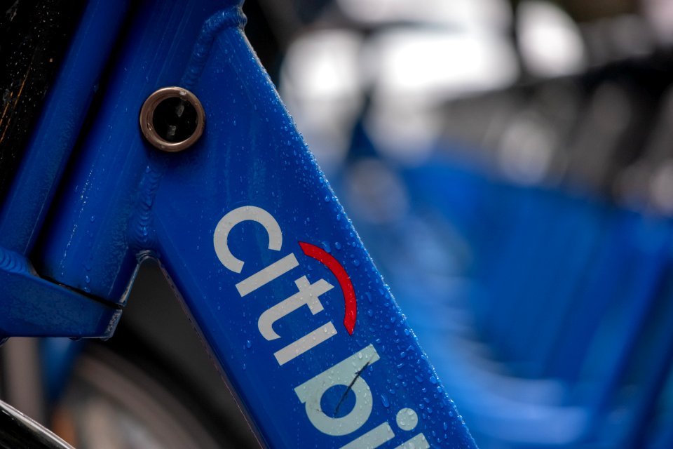 Citi Bike down tube