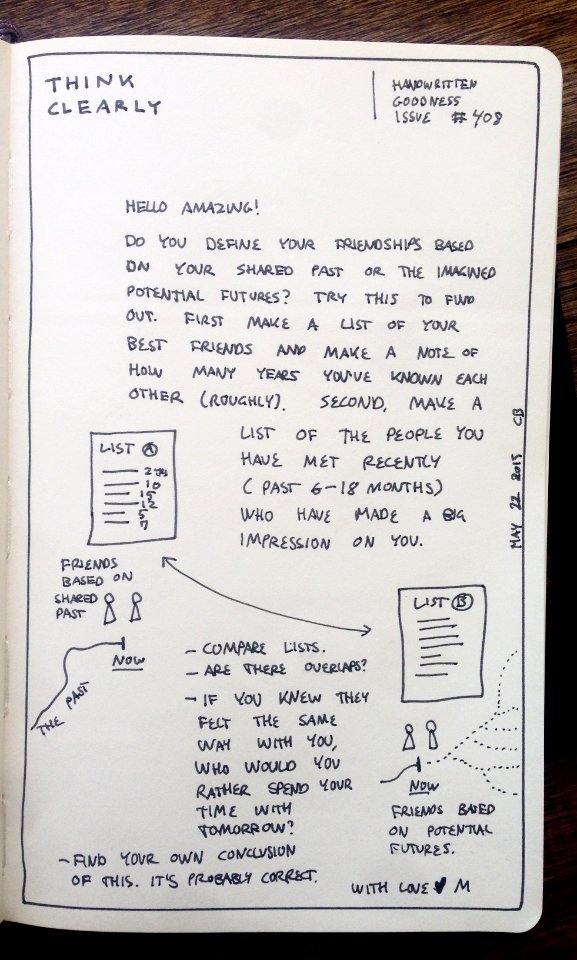 Think Clearly newsletter
