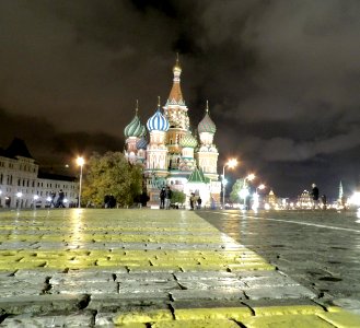 Red Square at night - St. Basil's