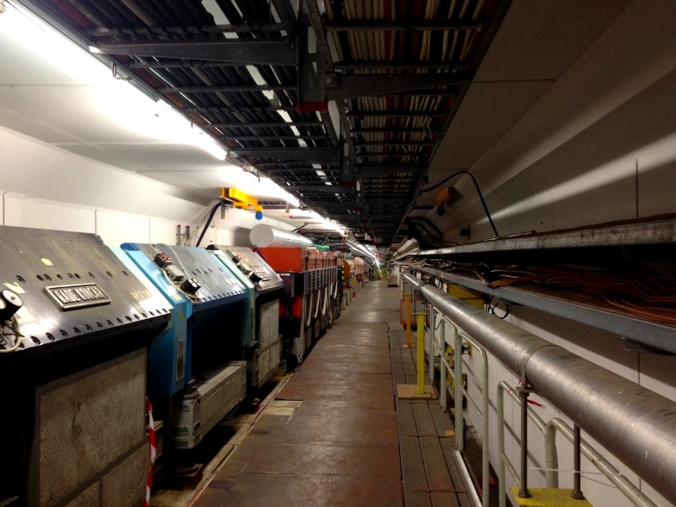 CERN COMPASS Detector Tunnel