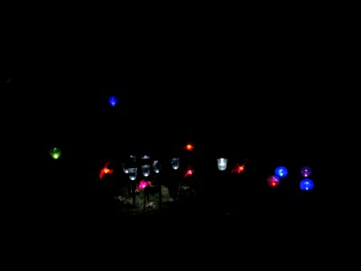 Solar Lights at Night