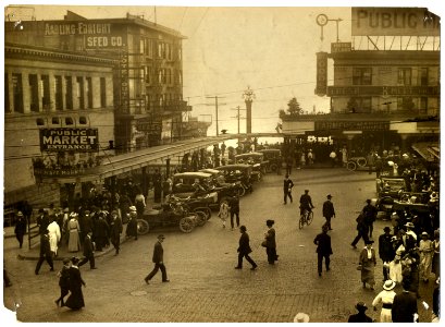 Seattle Pike Place Public Market, c1916