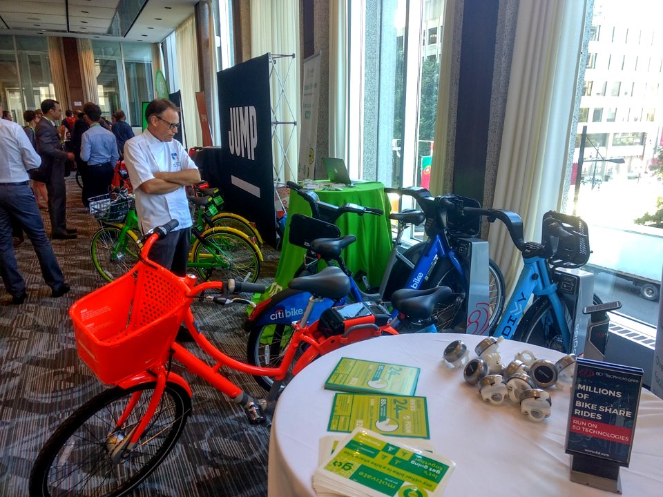 Motivate bikes at NASBA bikeshare conference