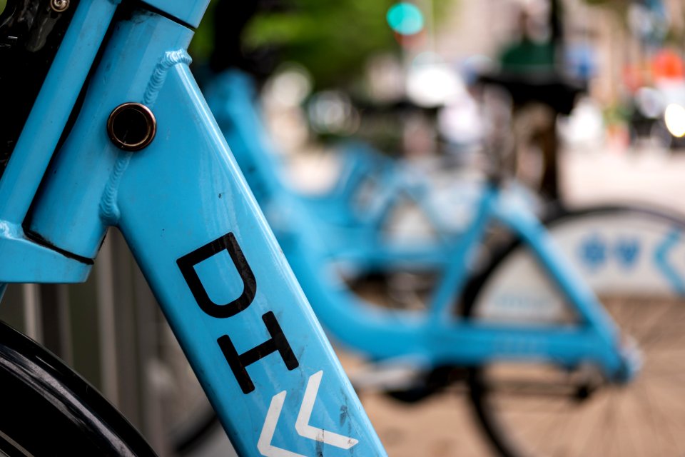 DIVVY bike share downtube