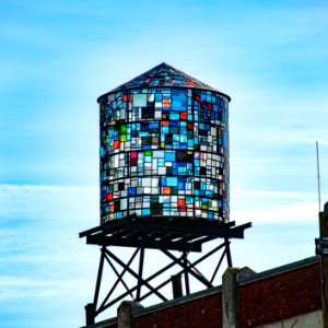 Stained Glass Water Tower photo