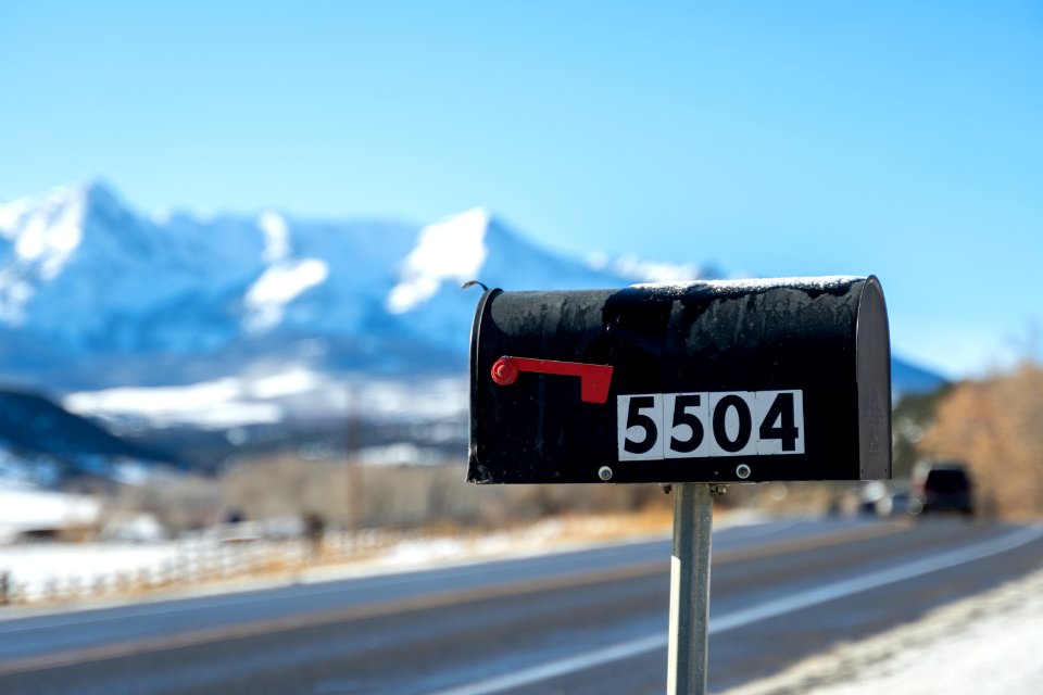 Mailbox along highway 62 (lizard head pass)