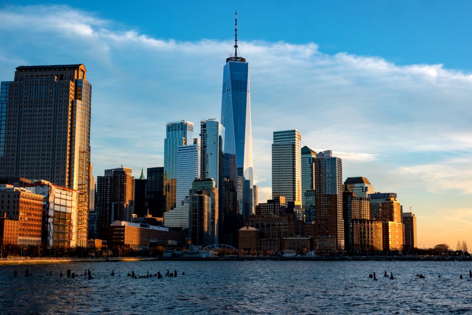 Lower Manhattan from Pier 34