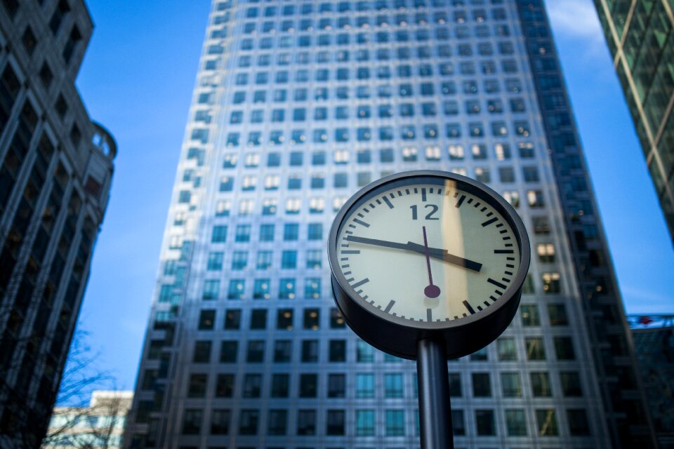 Buildings architecture blue time