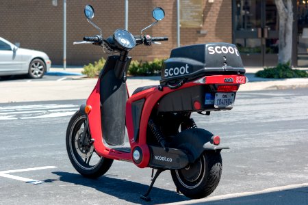 SCOOT app based scooter rental photo