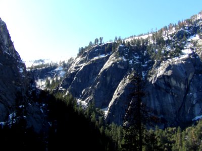 View from Vernal Falls trail photo