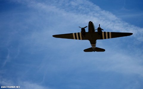 Bletchley Park - DC3 Flypast