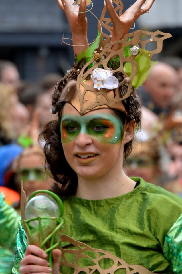 Carnival face paint people
