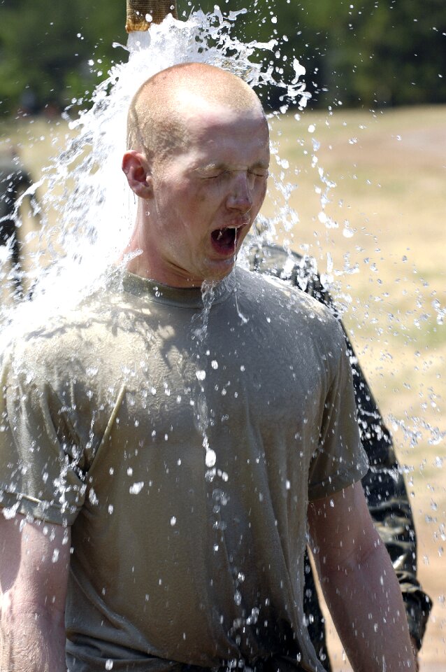 Spray athlete cooling