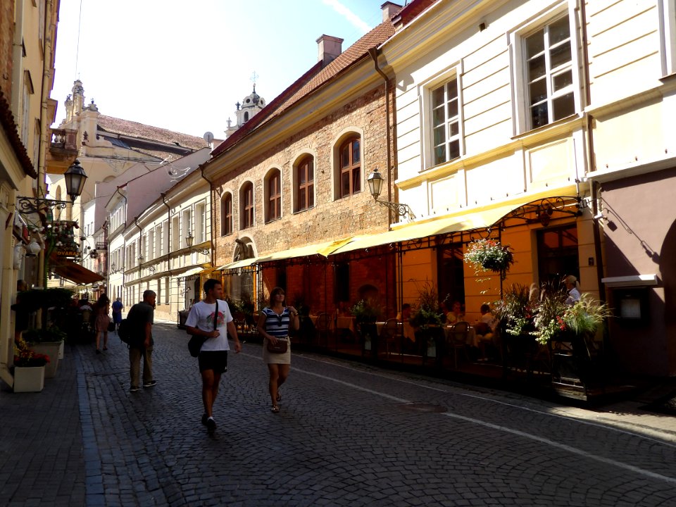 Streets in Old Town Vilnius