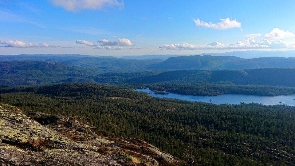 View from Jonsknuten, Kongsberg, Norway
