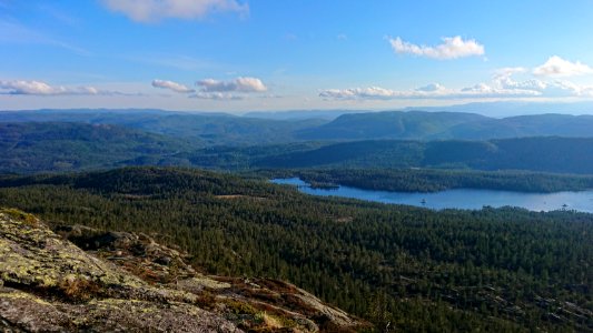 View from Jonsknuten, Kongsberg, Norway photo